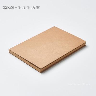 

32K/16K Retro Sketch Craft Paper Blank Notebook Sketch Drawing Book Journal Diary Note Stationery School Office