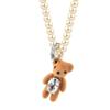 Plush Bear Adorable Pearl Necklace For Women With Chic Fashionable Design And Charm Unique