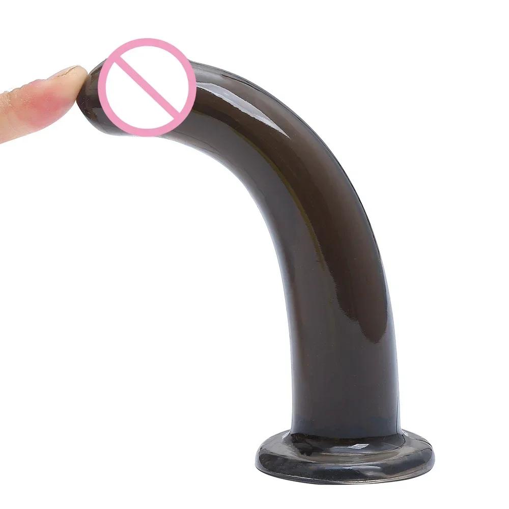 Silicon Anal Dildo Vibrators Women Butt Plug Silicon Artificial Penis Woman Sex Toy Adult Female Fantasy Dildo Toy For Gay