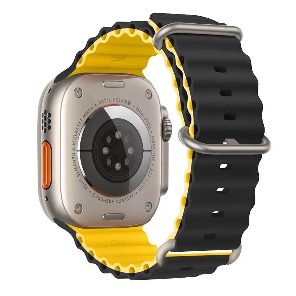 Ocean Band for Watch Ultra 3 Series 11 10 9 7 8 6 SE 49mm 45mm 46mm 42mm 44mm 40 41 Silicone Bracelet Correa iWatch Strap
