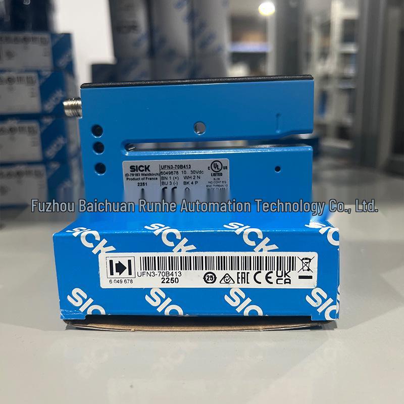 Sick Sensor Slot-Type Photoelectric Switch UFN3-70B413, Model 6049678, In Stock, IP67 Protection, Quality Assured