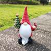 Cute Christmas Santa Claus Statue Creative Gnome Decor Sculptures Crafts Dwarfs Figurines  Lawn