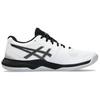 Asics Gel Tactic 12 2E Wide 'White Gunmetal Volt' (Unisex) White / Gunmetal Training Shoes 1073A059 101