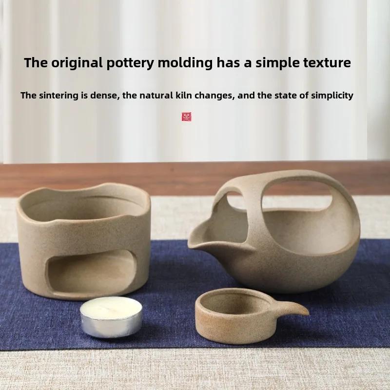 Ceramic Roasted Tea Stove Retro Household Tea Perfumer Baked Awakener Candle Heating Roasted Tea Stove