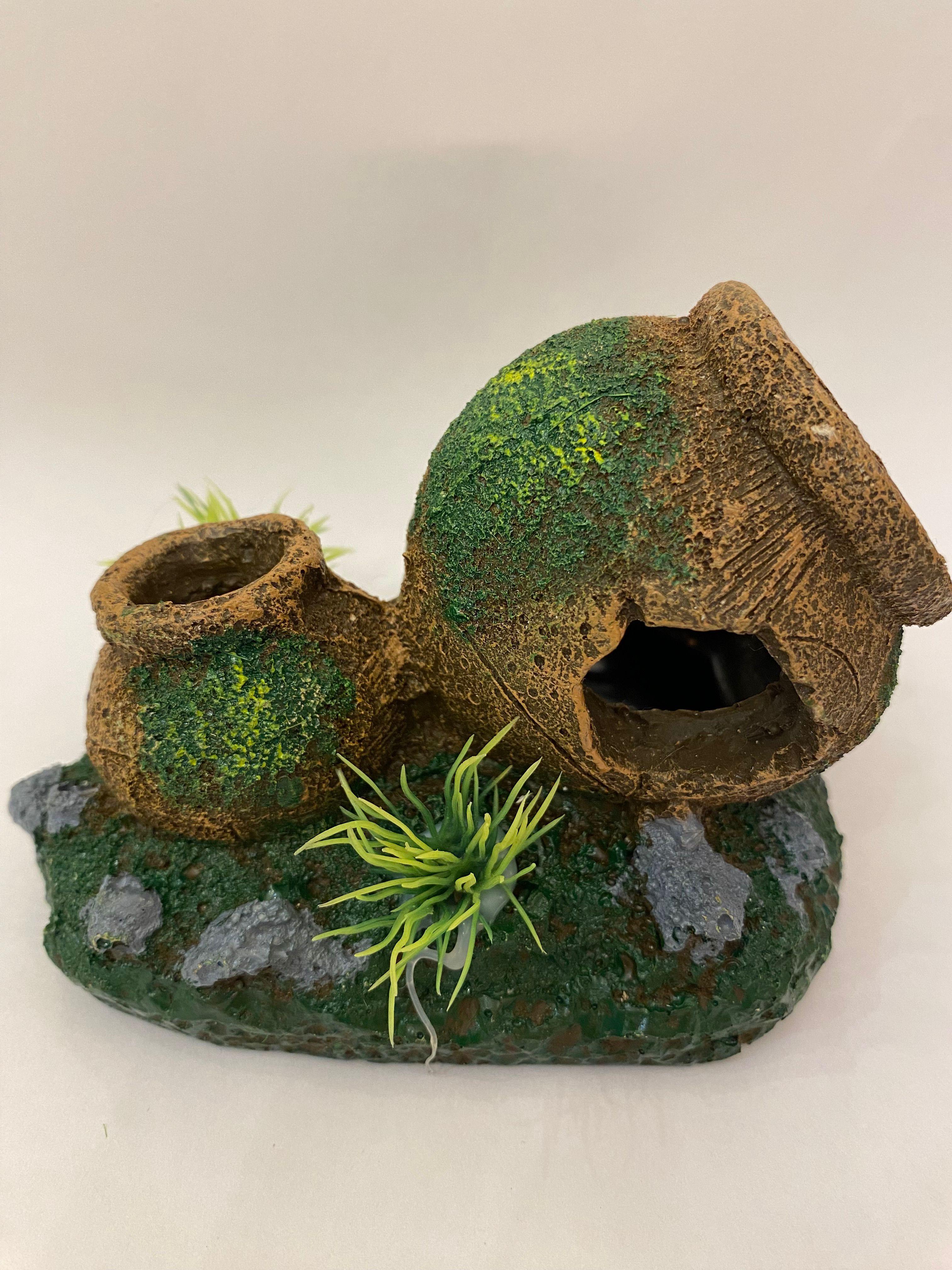 

Гнилые обломки ведра, затонувшее дерево, домик для креветок, домик-убежище, изделия из смолы, украшения для аквариума, ландшафтный дизайн аквариума One Size