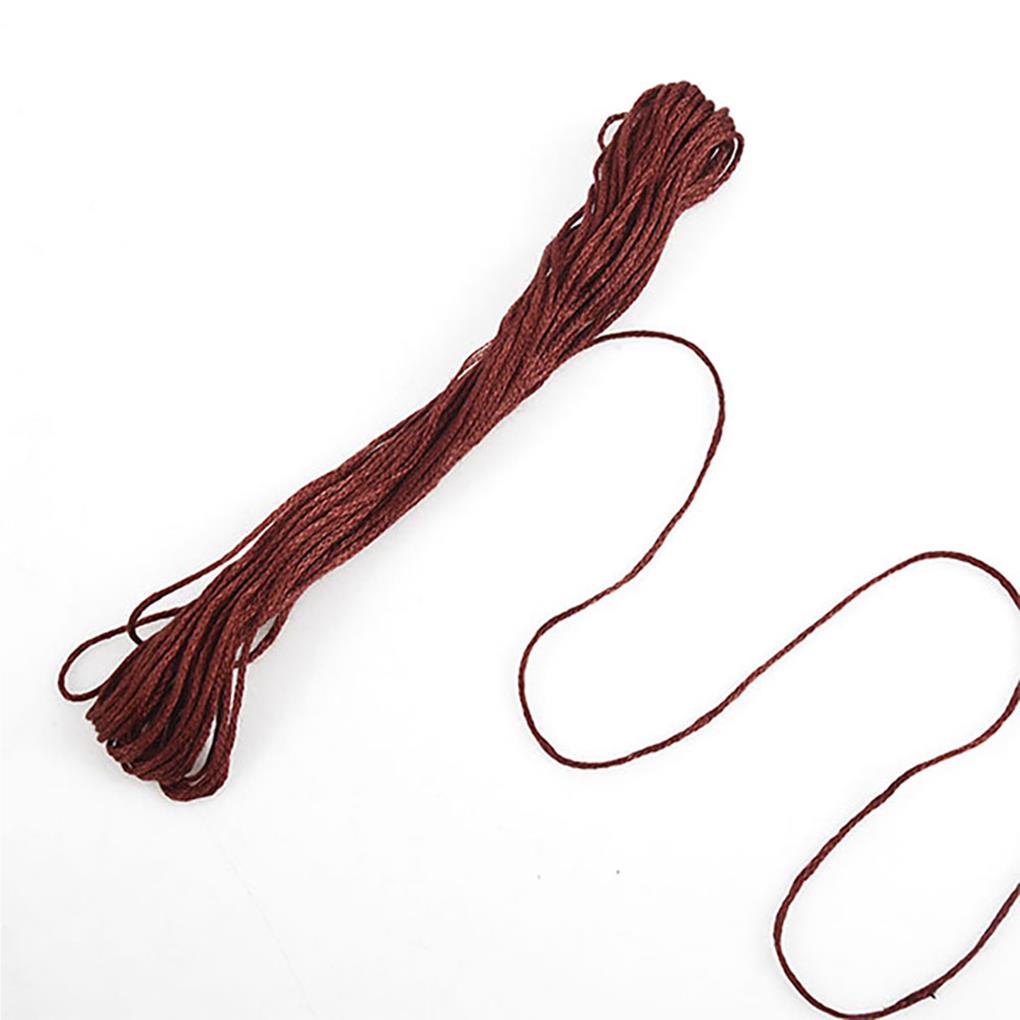 100/50/24 Colored Lightweight Embroidery Thread Good Elasticity No Fade Craft Cotton Lines Sewing Floss Kit for Home