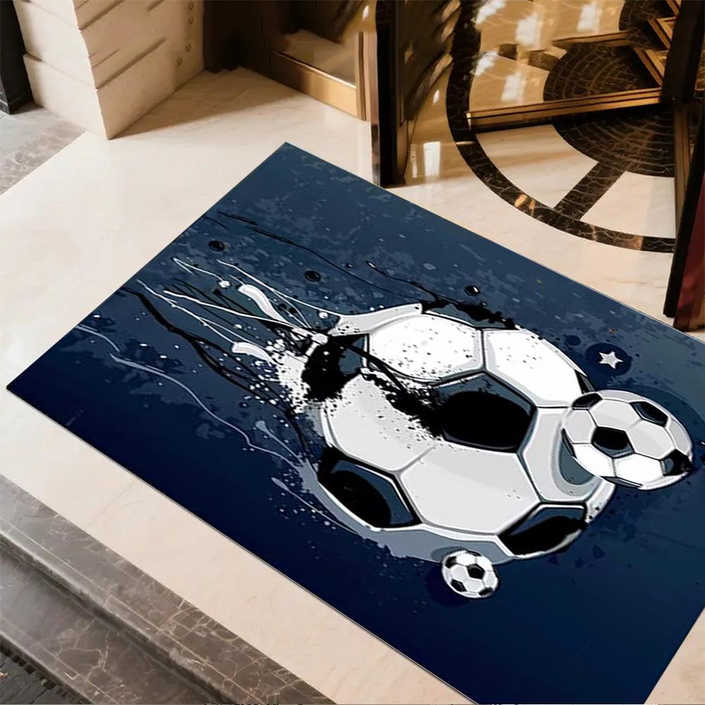 1pc Soccer Ball rug home carpet design for office decor gift living room bedroom