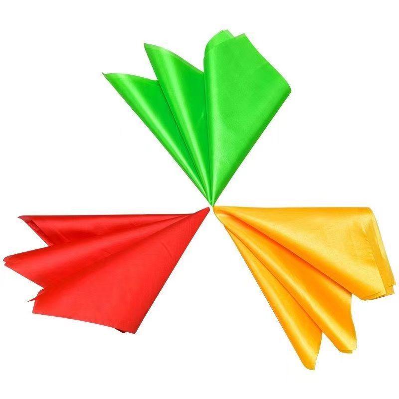 Red Silk Ribbon Dance Props: Free Shipping Drumsticks, Gongs, Cymbals, Square Scarf, Waist Drum & Square Dance Accessories
