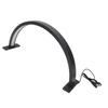 25W Desktop LED Light 3000K‑6500K Half Moon Shaped Eye Protection Eyelash Beauty Lamp Black