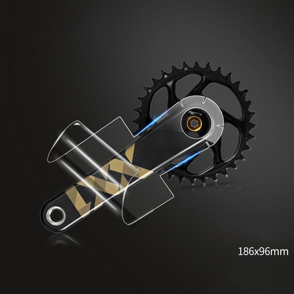 2 Ark Cykel Vevarm Klistermärken Set Cyklar Vevarm Fullt Skyddande Vevarm Film Genomskinlig Cyklar Vevarm Skyddsklistermärken