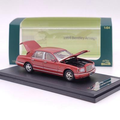 Bentley Arnage 1998 červený tlakově litý model auta v měřítku 1:64, limitovaná kolekce