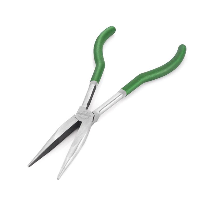 

10/16 Inch Extra Long Nose Pliers Straight Tip Mechanic Equipment Hand Tools Clamp Cutter Car Home Repair Tools