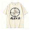 Unisex Clothing 100Cotton Tshirt Alex G Funny Meme Print American Singer Leisure Streetwear Hipster Fashionable Shir
