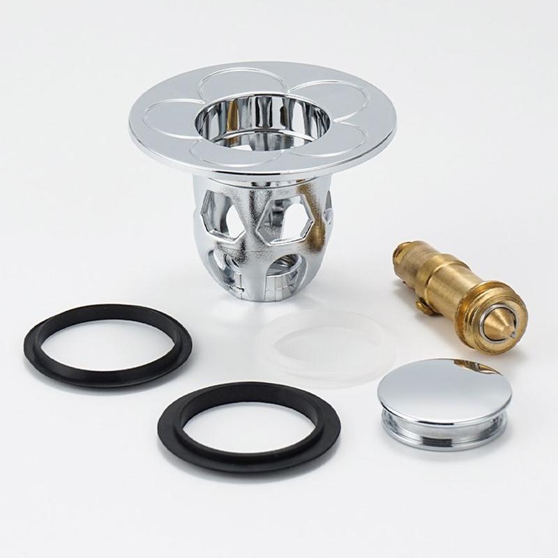 WTEMPO 1 buc chiuveta de spălat dop universal de scurgere tip de apăsare cu miez care săritor de scurgere chiuvetă baie duș scurgere de podea rezistentă la mirosuri și insecte