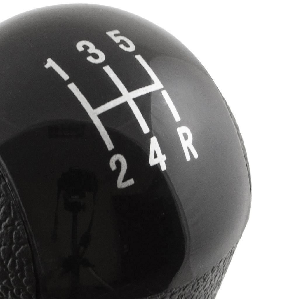 Ford Focus Mk2 04-08 BLACK gear shift knob + gaiter with CHROME frame 5 SPEED