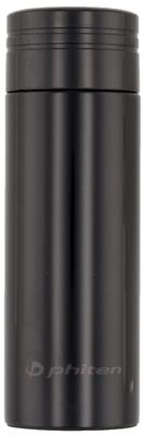 Phiten Stainless Steel Pocket Bottle Metax Black 120ml