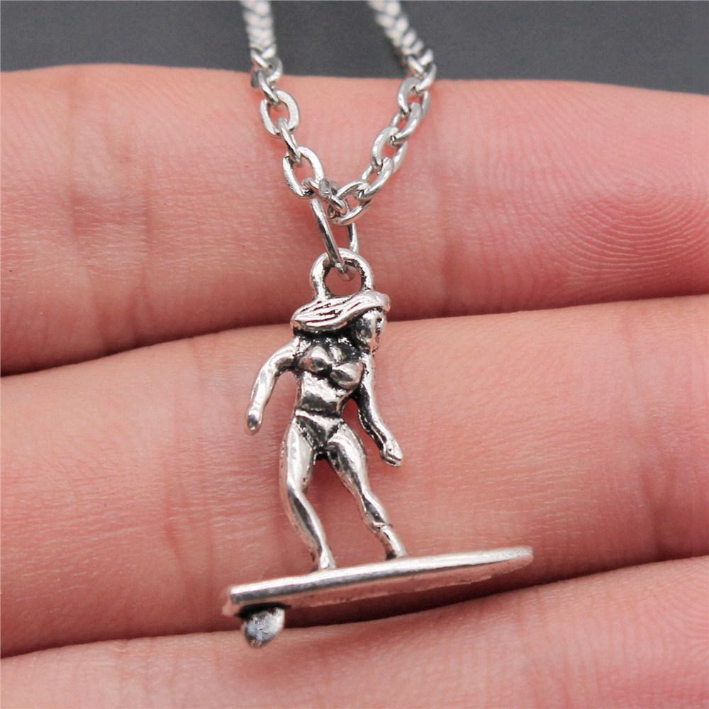 Necklace On The Neck 43cm Chain Athlete Sports Wedding Jewelry Findings QN008