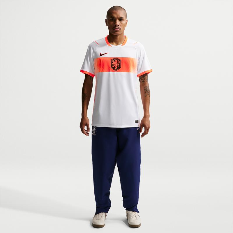 Nike Dri-Fit 2026 Season Dutch Team Away Fans' Version Moisture-Wicking Multi-color Pullover Short-Sleeved Football Shirt for Men