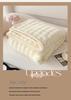 Bubble Fleece Coral Blanket for Office or Sofa