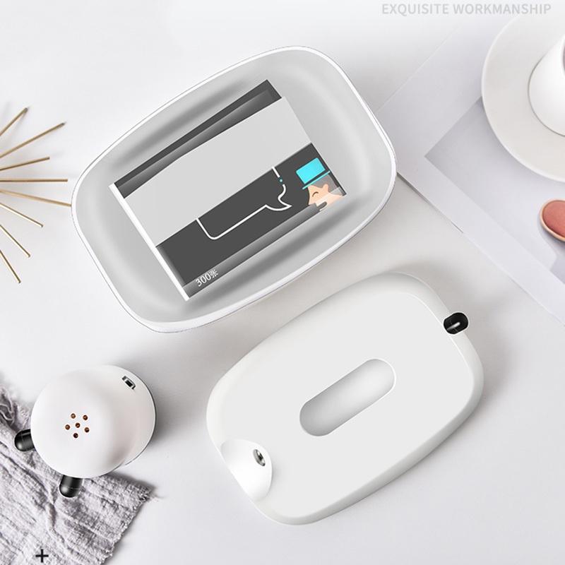 Telescopic Tissue Box with Toothpick Holder Cartoon Animal Napkin Box Plastic Rectangular Paper Hold