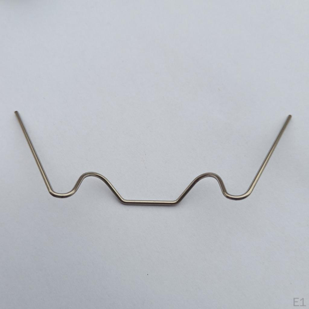 25x Clip per vetri in acciaio inox tipo W Fissaggio a filo per lastre cave