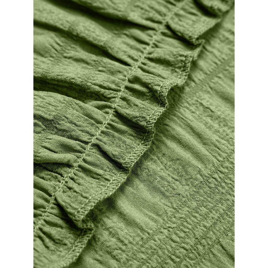 GMXIA Damenmode Sommer Frühling Einfarbiger Druck Ärmellose Hosenträger Hohe Taille Freizeitkleider