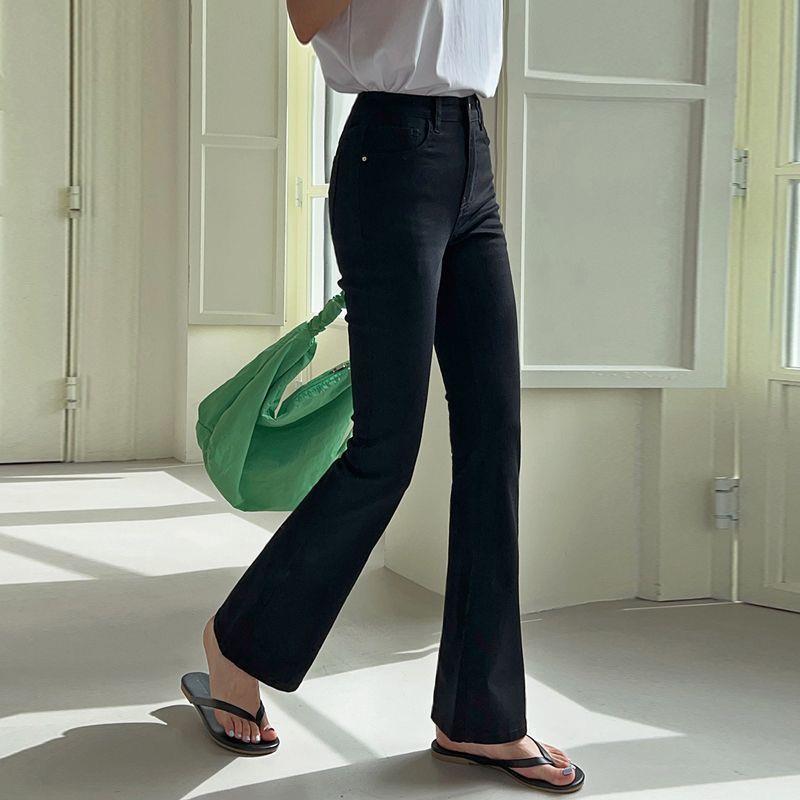 

White High-Waisted Micro-Flare Slimming Jeans for Women - Spring 2025 Collection 27 (Waist 20 inches, Suggest 90-100 lbs)