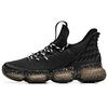 Sky 2 Cushioning Slip Resistant Abrasion Resistant Low Top Basketball Shoes Men's Black White 91931180-2