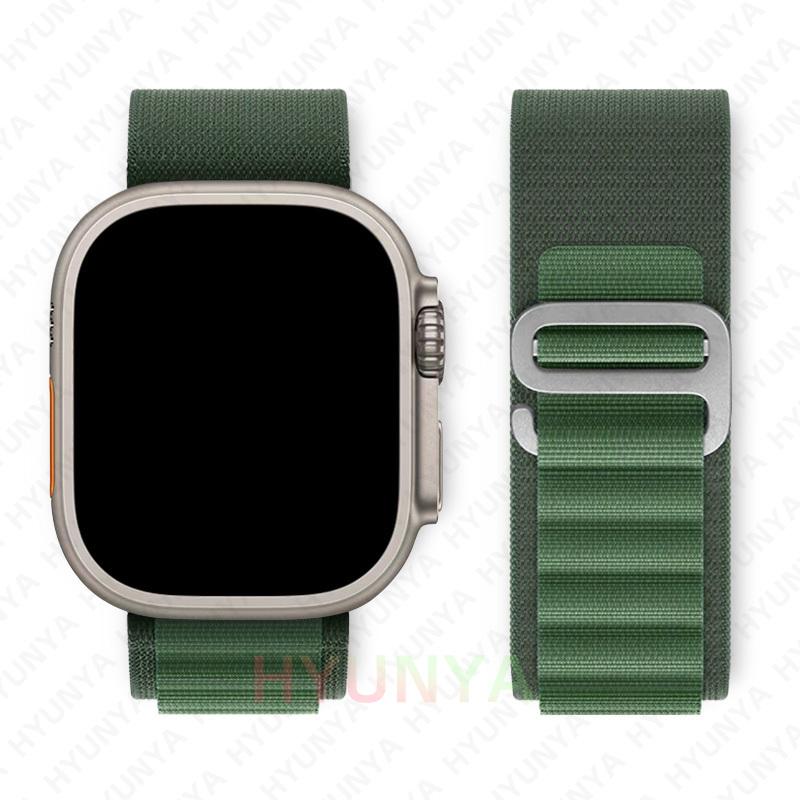 Alpine Λουράκι για Apple Watch Band Σειρά 10 9 8 7 SE Ultra 2 41mm 42mm 45mm 46mm 49mm 40mm 44mm IWatch Correa Λουράκι Ρολόι Βραχιόλι