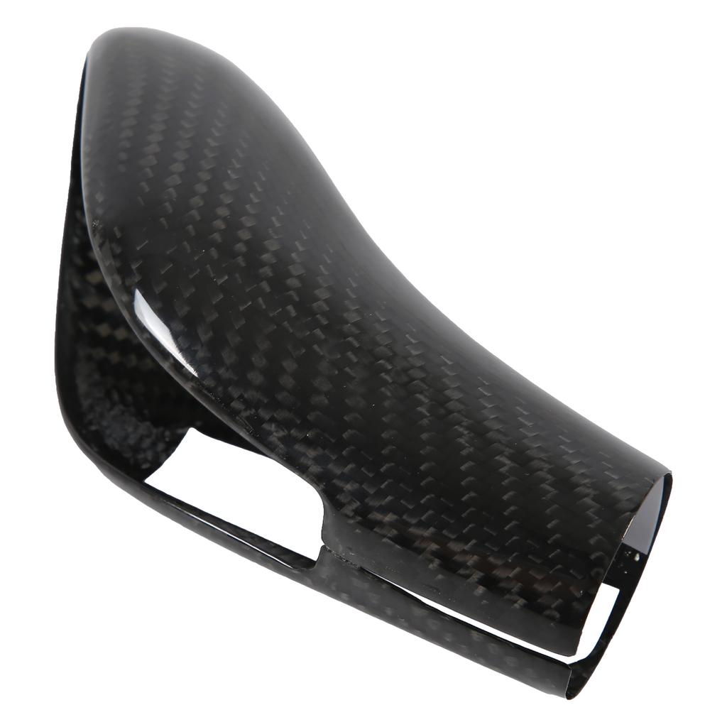 Gear Shift Knob Cover Trim Carbon Fiber Replacement for Alfa Romeo Giulia Stelvio 2020‑2021