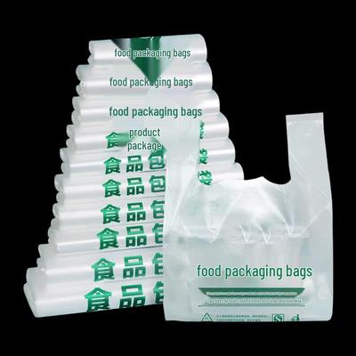 Thickened Transparent Plastic T-Shirt Bags