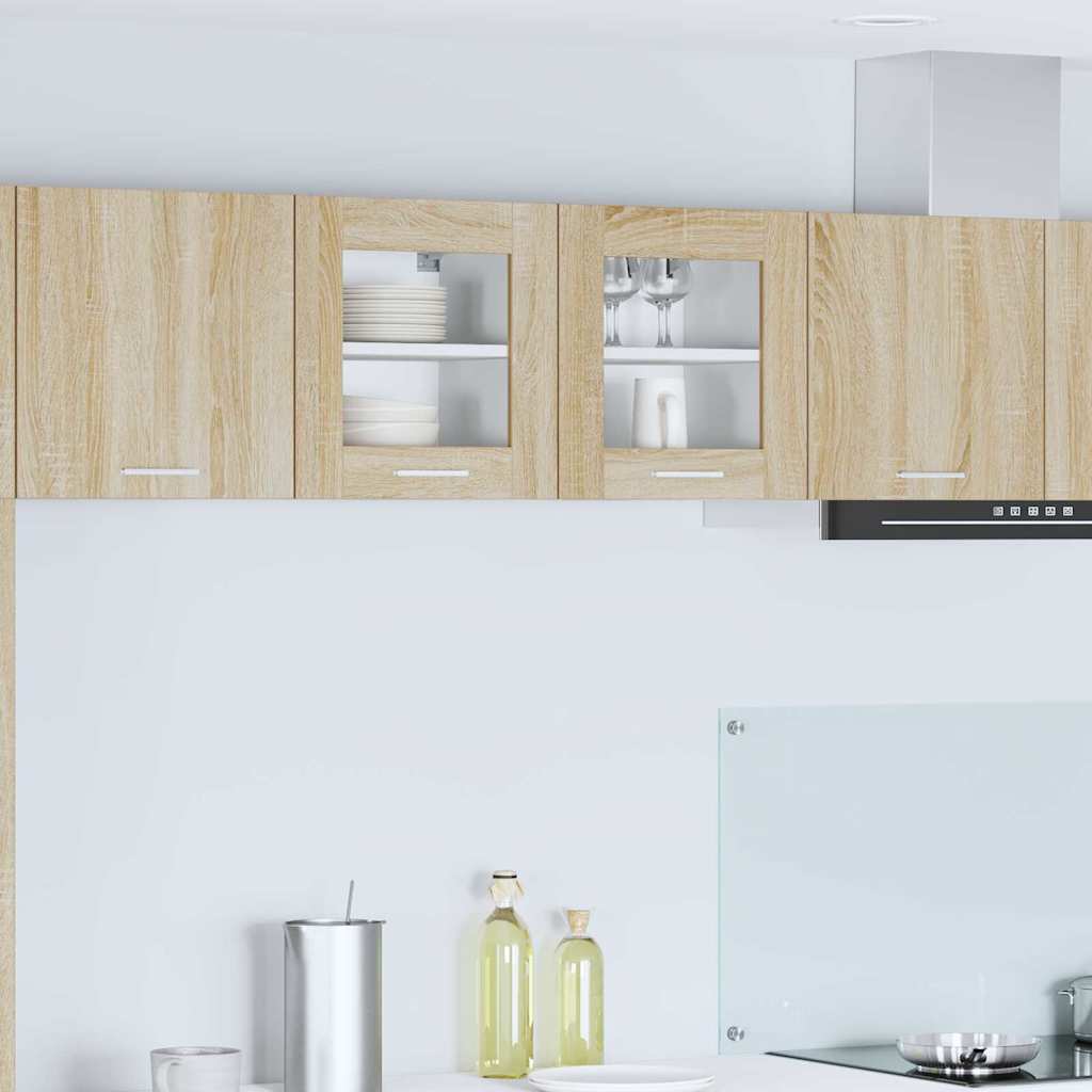 Hanging Cabinet 2 pcs Sonoma Oak 40 x 31 x 40 cm Particleboard