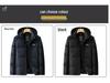 Men's Plus Size Winter Cotton Jacket 2025 - Oversized, Fat-Friendly, Warm, with Detachable Hood.
