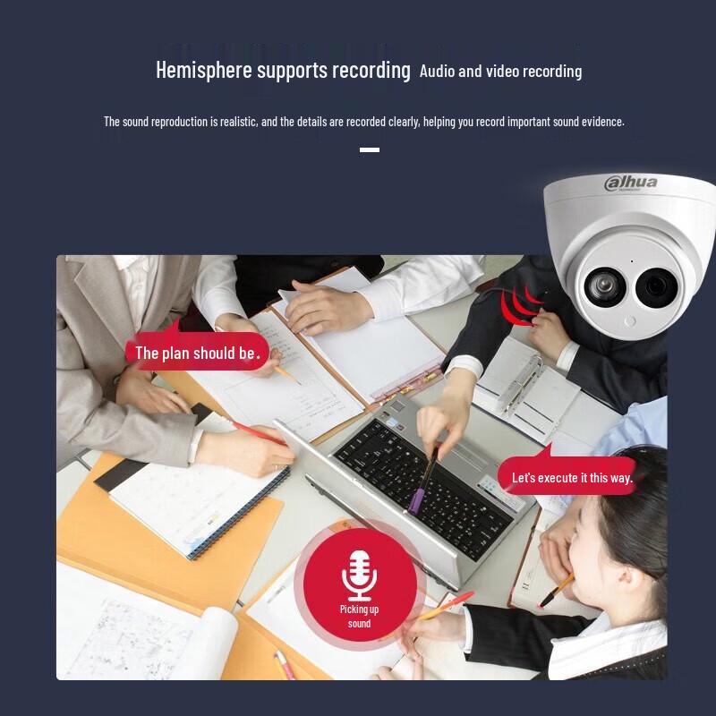 

Dahua DH-IPC-HDW1230C-A 2MP POE IR Dome Camera