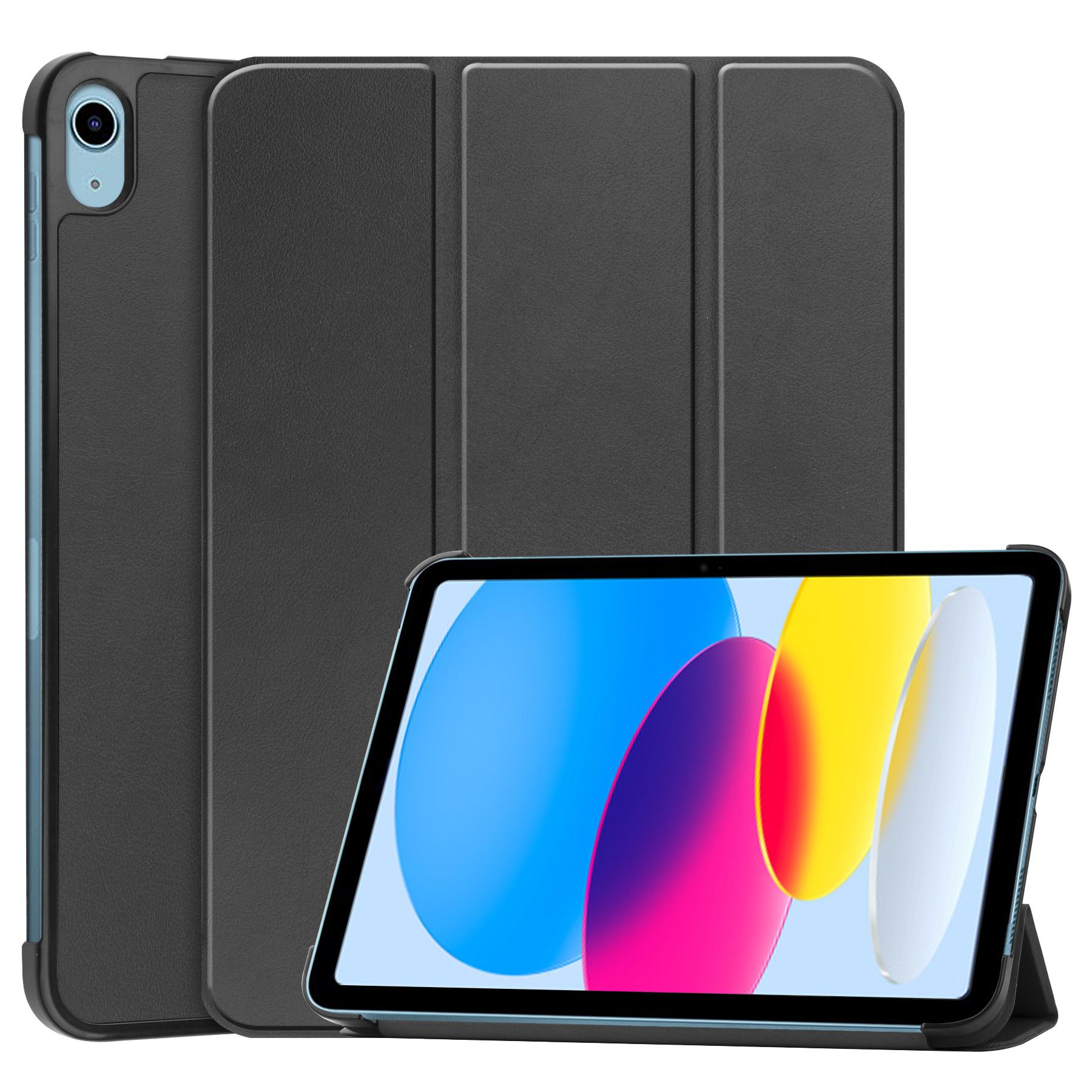 10th Generation Trifold Pu Leather Full Tablet Case Shockproof Slim Protective Cover Simple for Ipad 10 10.9 Inch 2022 for iPad&PU&10.9