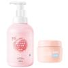 Peach Leaf Bubble Wash & Moisturizer Set