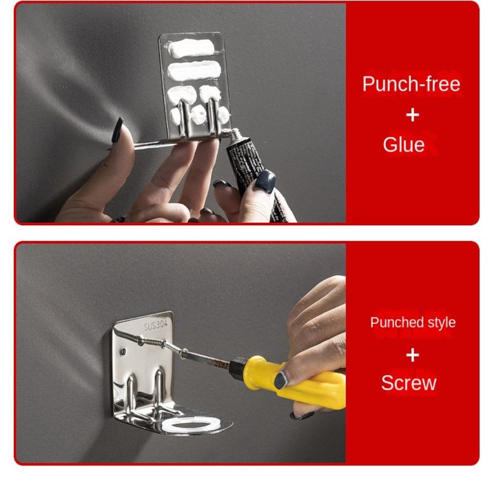 Edelstahl Shampoo Flaschenregal für Wand Küche Badezimmer Toilette