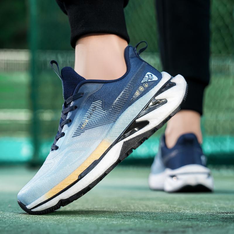 New Sports Casual Shoes for Men Lightweight Non Slip Sports Shoes Fashion Rebound Versatile Outdoor Work Running Shoes