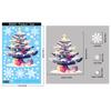 2/3/5PCS Christmas Electrostatic Window Clings Decor Set - Snowman Snowflake Tree Stickers For Glass Door Shop Display