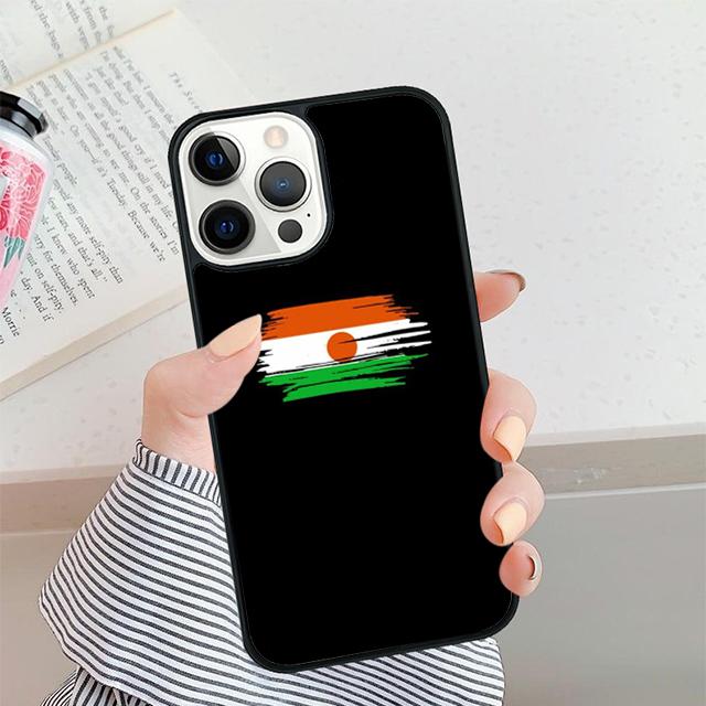 Niger Flag Phone Case For iPhone 17 Air 16 15 14 plus 12 13 Pro max Soft Bumper Shell Cover coque