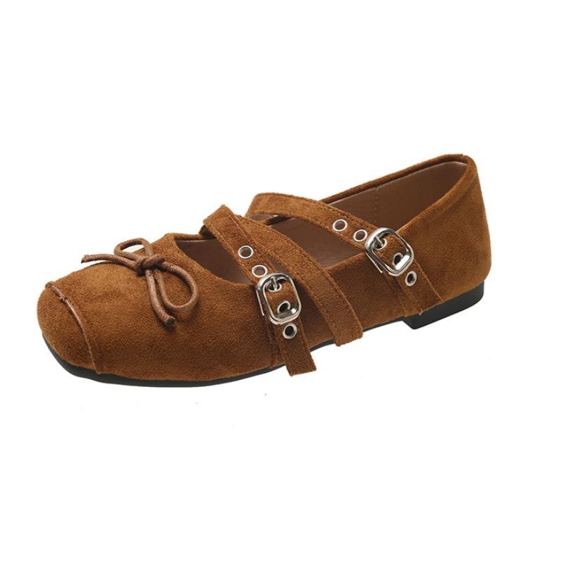 

Дизайнерские ретро туфли на платформе с мелким вырезом, женская обувь, осень 2025, новые, с юбкой, туфли Мэри Джейн, балетки 39 коричневый