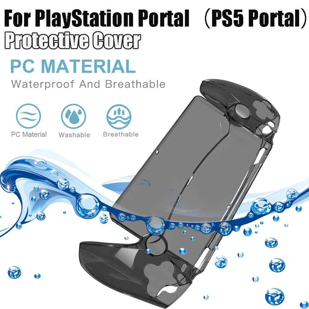 Transparent Full Protection Protector Cover Shockproof PC Gaming Console Controller Sleeve Skin Washable for Playstation Portal
