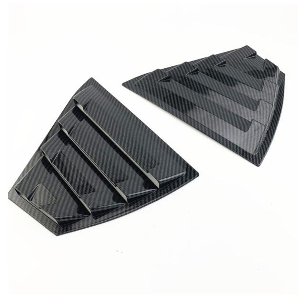 2PCS Blinds Side Tuyere Rear Louvers Vent Scoop Cover Window for Nissan Sentra B18 2020