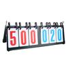 6 Ziffern Tisch-Anzeigetafel Metall Tischplatte Punktezähler für Basketball Tischtennis Badminton Spiel