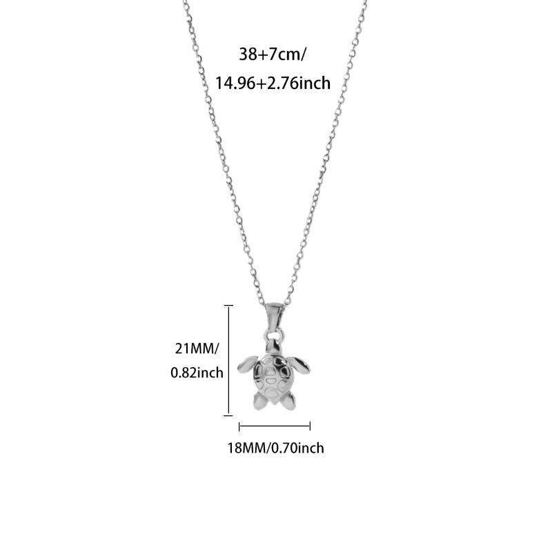 

Fashion Versatile Sun Butterfly Stainless Steel Necklace Women s Niche Premium Sense Personality Turtle Hot Selling Element Clavicle Chain