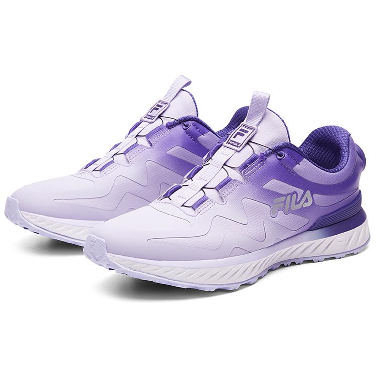 New FILA Fence Cushioned Wear Resistant Breathable Low Top Running Shoes Women's Purple A12W042210FPH