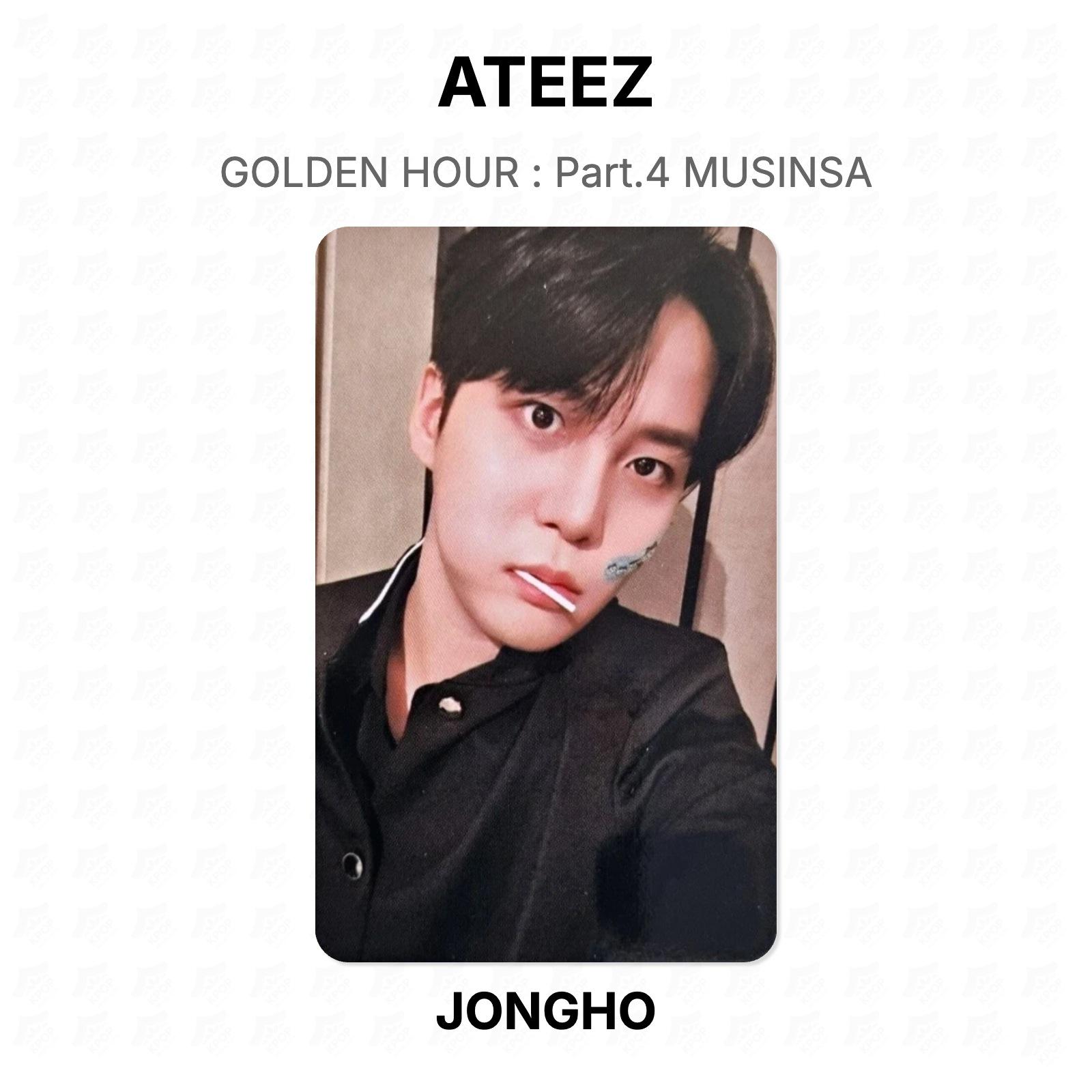ATEEZ GOLDEN HOUR : Part.4 MUSINSA Official Photocard JONGHO