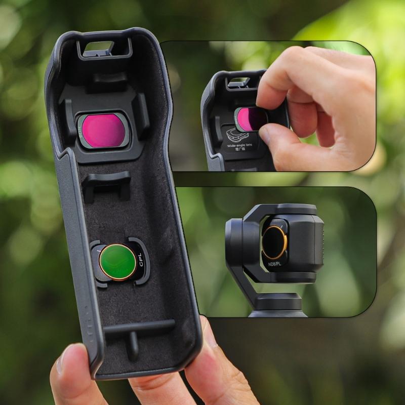 Lens  Filters for Pocket 3 Camera Filter MCUV CPL ND8 ND16 ND32 ND64 Filters Set for Action Camera Access