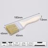 Thick Bristle Paint Brush with Wooden Handle for Cleaning & Barbecue