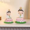 Guan Yin Statues Buddhas Figurines Statue for Home Decors,Meditations Decorations Ornament for Home Car Office Decors